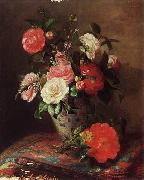 unknow artist Floral, beautiful classical still life of flowers 026 France oil painting reproduction